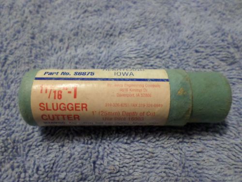 JANCY SLUGGER CUTTER 11/16&#034;X1&#034; NEVER USED PART NO. S6875 MADE IN USA &#034;NOS&#034;