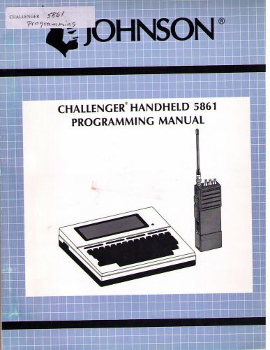 Johnson Programming Manual CHALLENGER 5861