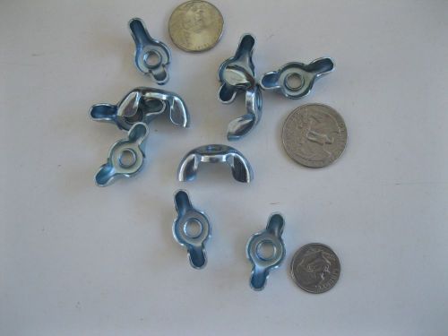 50 PIECES  STAMPED WING NUT 1/4 - 20 x 1 - 1/16 ZINC PLATED