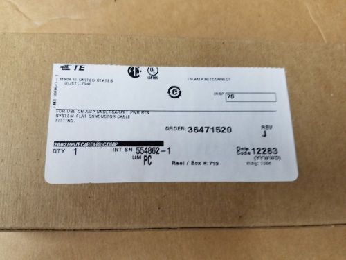 Amp / tyco / te connectivity under carpet sys. 300v transition block 554862-1 for sale