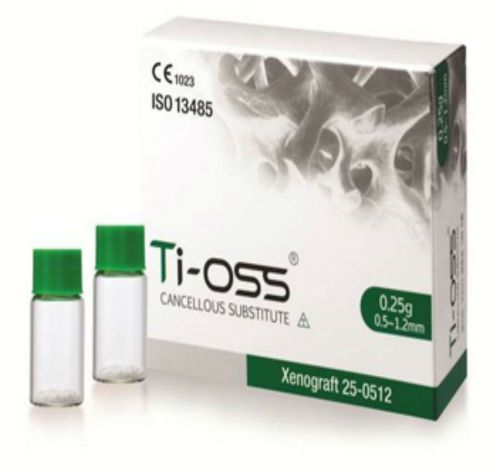 DENTAL TI-OSS (BIO-OSS)  BONE CANCELLOUS SUBSTITUTE 1.2~1.7 mm 0.25 g TO-1001