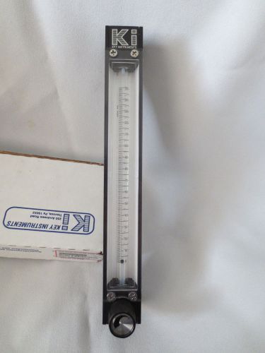 Key instruments gs10410avb 150mm rotometer with valve 865ccm air 17.28 ccm water for sale