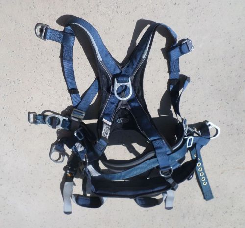 Xl sala exofit tower harness with seat mo# 1108657 with accessories. excellent. for sale