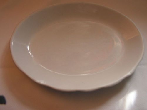 Rego Dinner Platter Restaurant Ware White 8 1/2&#034; x 11&#034;