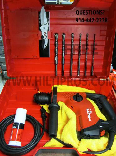 Hilti te 7 rotary hammerdrill, new, free drill bits &amp; chisels,fast ship for sale