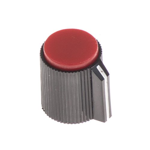 Knob Plastic for Rotary Encoder Red - Lot of 5