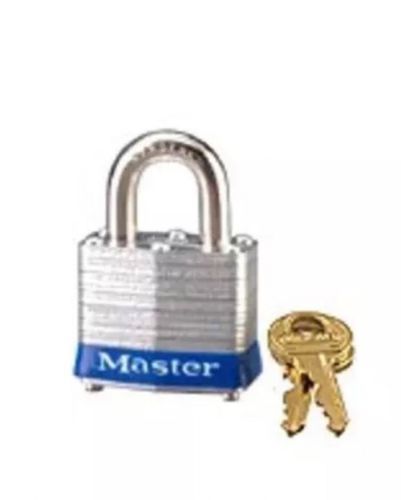 Master Lock 3KA  3447 4Pin Tumbler Laminated Steel Padlock 1-1/2