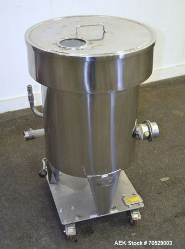 Used- Schubert Co Capsolut Washers/Rinser, 304 stainless steel. Washer 17&#034; diame
