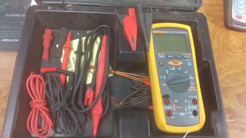 Fluke 1587 Digital Insulation Multimeter Electrical Tester Meter Tool W/ Case