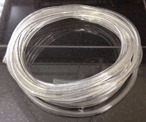 Sample Tubing Replacement 20 ft Vinyl-Flex PVC Tubing, Clear, 1/8&#034; ID x 1/4&#034; OD