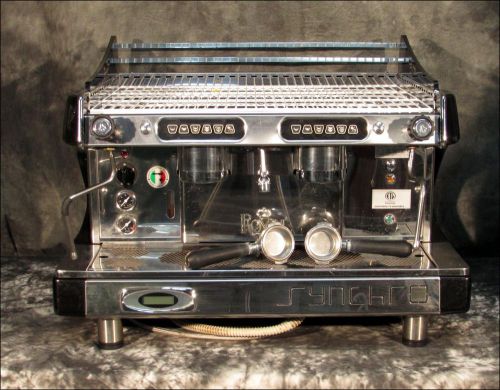 2-group royal synchro espresso machine by rosito bisani for sale