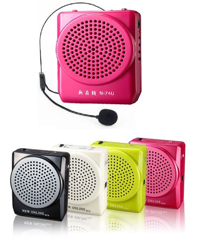 N74U Portable mini Loud Voice Booster Amplifier Speaker MP3 TF U Disk FM Support