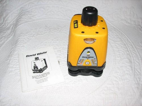 David White ML-450N Auto Laser, Laser Functions Work But Bubble Levels Damaged