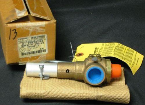 Conbraco 19-202-12 size 1/2 55 psi bronze safety relief valve  new model # 19*dc for sale
