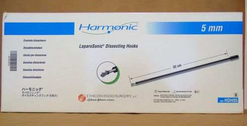 Ethcon Harmonic LaparoSonic Hooks 5mm. HDH05. Box of 6. (X)