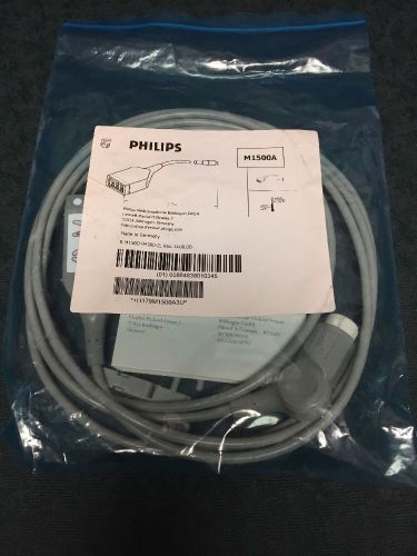 Philips M1500A ECG Safety Trunk Cable New in bag