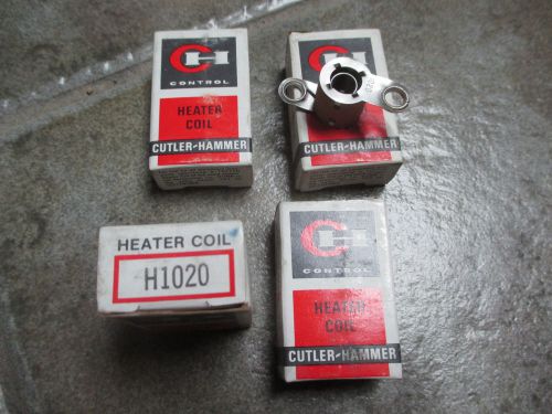 Lot of 4 Cutler Hammer CH Control Heater Coils H1020 New Old Stock MADE IN USA