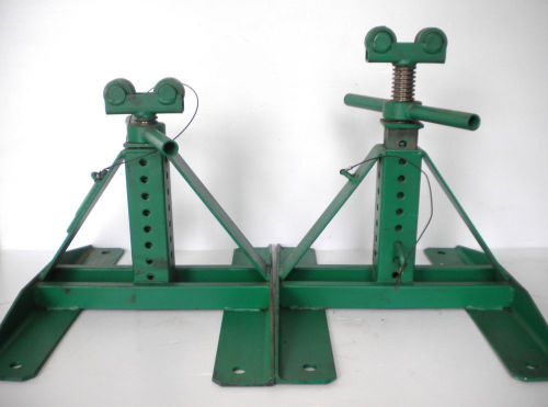 Greenlee screw-type reel stand assy 687 2500lbs. capacity adjustable 13&#034; - 28&#034; for sale