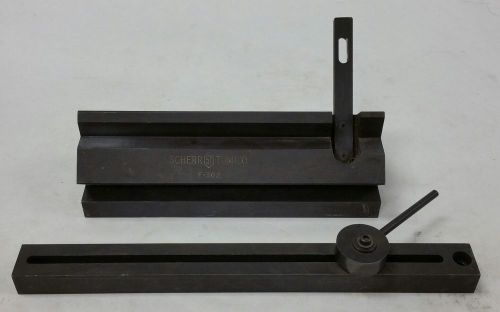 Scherr tumico f-362 8&#034; squaring right angle fixture &amp; 11&#034; adjustable post for sale