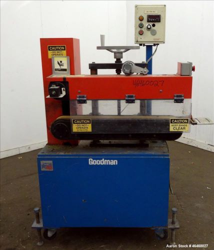 Used- Goodman Stand-Alone Puller, Model 4F. (2) 4&#034; Wide x 30&#034; long belts. Driven
