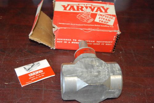 Yarway, 1 1/2&#034;, 60, Max. press 400, Impulse Steam Trap, NEW in Box