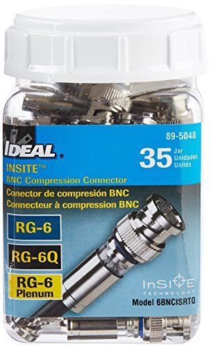 Ideal 89-5048 RG-6 BNC Compression Connector
