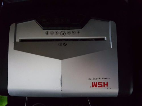 HSM of America Shredstar PS817C Medium Duty Cross-Cut Shredder, 17-Sheet Capacit