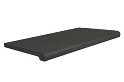 Black Bullnose Plastic Shelf - For Gridwall or Slatwall - 13&#034; x 24&#034; - 4 Pieces