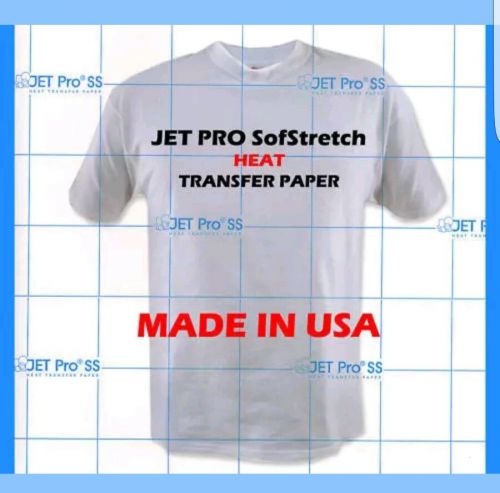 Jet-Pro® SofStretch™ Inkjet Heat Transfer Paper - World-Paper 11&#034; x 17&#034; 50PK :)