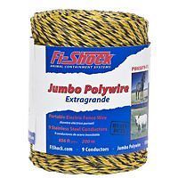 Electric Fence Polywire FiShock PW656Y9FS Electric Fence Polywire 656&#039; 9 JMB