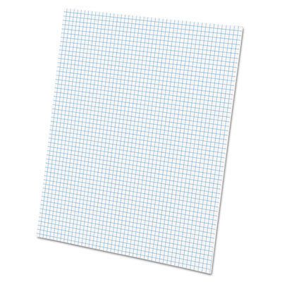 Quadrille Pads, 5 Squares/Inch, 8 1/2 x 11, White, 50 Sheets, Sold as 1 Pad