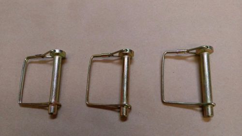 Coupler Split Hitch Safety Pin 3/8&#034; dia x 2-1/4 usable length LOT OF 3