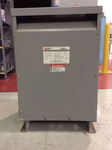 Federal pacific 45 kva transformer t43t45 primary 480 sec 240/120 lt j tap for sale