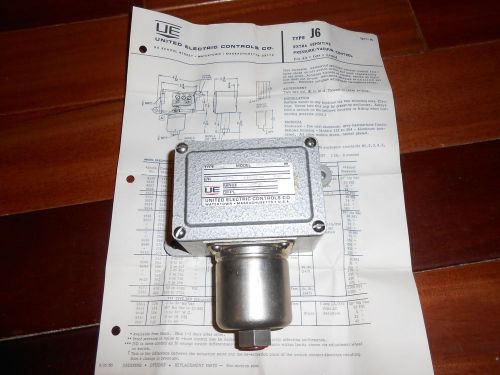 United electric - type j6 - model 9501 - extra sensitive pressure/vacuum control for sale