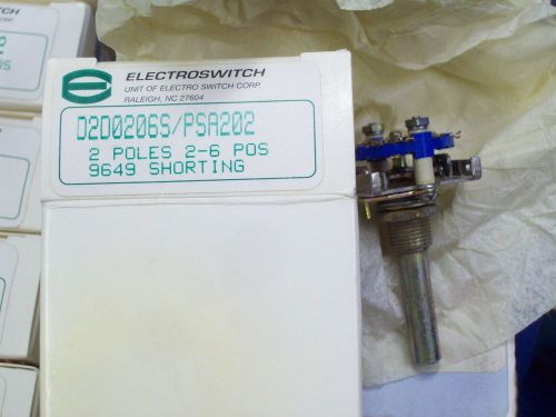 New Waldom Electroswitch D2D0206S/PSA202
