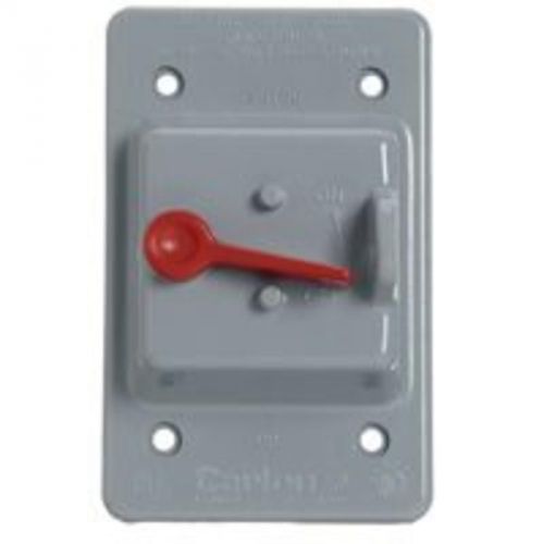 Grey single toggle switch 00 weatherproof lampholders e98tscn-car 034481114970 for sale