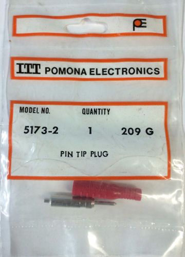 NIB Pomona 5173-2 Pin Tip Plug