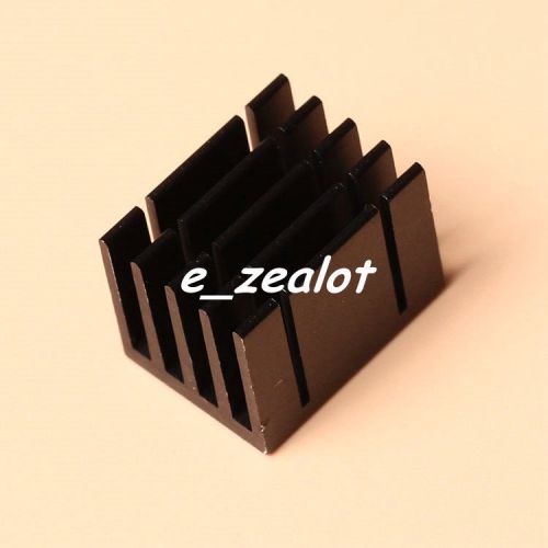 2pcs ic heat sink aluminum 20*15*15mm 20x15x15mm cooling fin 3m8810 adhesive for sale