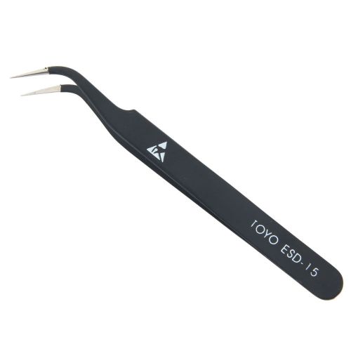 Toyo esd-15 anti-static stainless steel tweezers maintenance nipper repair tools for sale