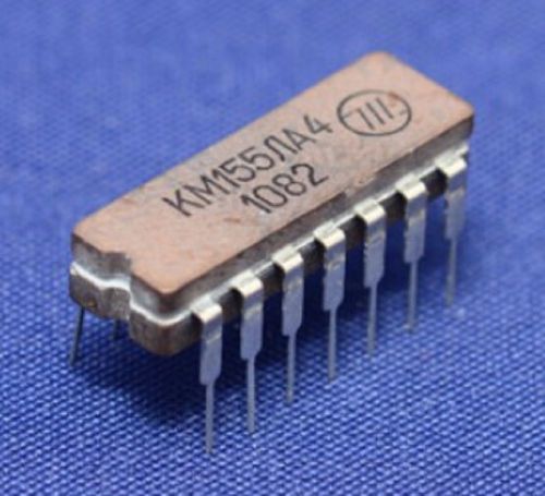 KM155LA4 = 7410PC  IC / Microchip USSR  Lot of 35 pcs