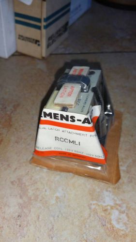 SIEMENS RELAY PART # RCCML1  &#034; NEW OLD STOCK &#034;