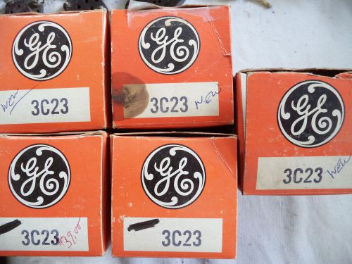 (5) NOS GE 3C23 Negative Control Thyratron Tube Used in Regulated Rectifiers N/R