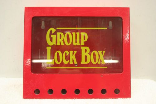 Emedco group lock box red **xlnt** for sale