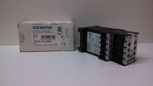 NEW OLD STOCK! SIEMENS CONTROL RELAY 3TH22-44-0BB4 3TH22 44-0BB4