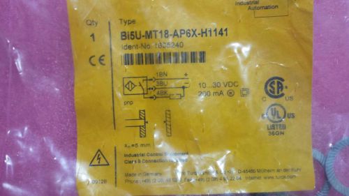 Bi5U-MT18-AP6X-H1141 Turck New Prox Switch 1635240  ***FREE SHIPPING***