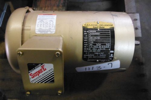 Baldor super e vem3558 2 hp 3 ph motor  new for sale