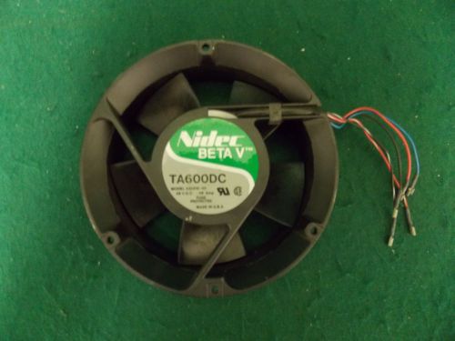 Nidec Beta V TA600DC Model A32510-43 48VDC .48A Fuse Protected Fan Open Wire #B#