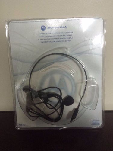 NEW IN PACKAGE Motorola 53815 Lightweight Headset with Boom Microphone