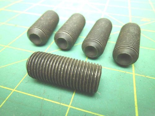 Socket head set screw 1/2-20 x 1-1/4 cup point qty 5 #59794 for sale
