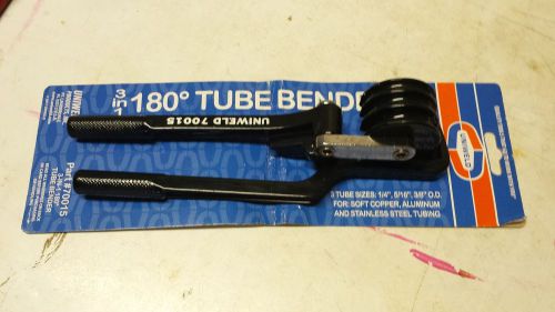 UNIWELD 70015 Tube Bender, 1/4, 5/16, 3/8 In, Soft Metals